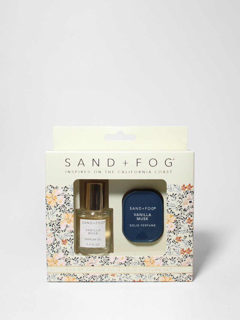Perfume Oil Rollerball and Solid Perfume Set - Vanilla Musk