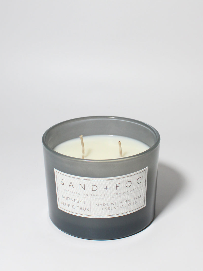 Midnight Blue Citrus 12 oz scented candle