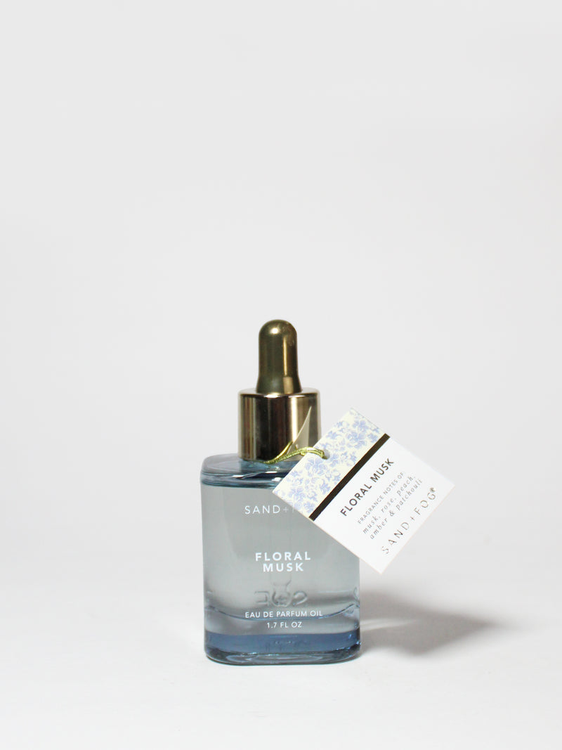 Floral Musk 50ml Perfume Oil Dropper – Sand + Fog