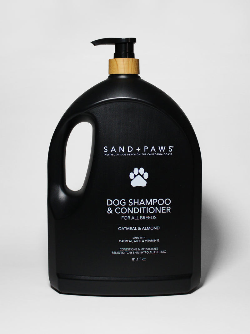 Sand + Paws Pet Shampoo & Conditioner - Oatmeal & Almond