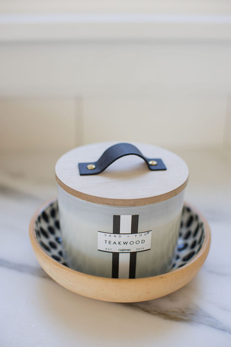 Teakwood 12 oz scented candle