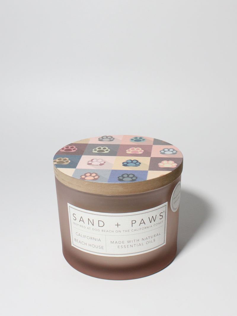 Sand + Paws California Beach House 12 oz scented candle